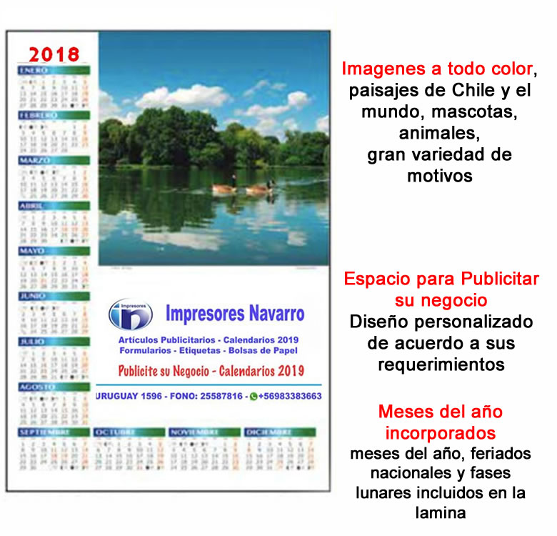 Calendario Pared V2